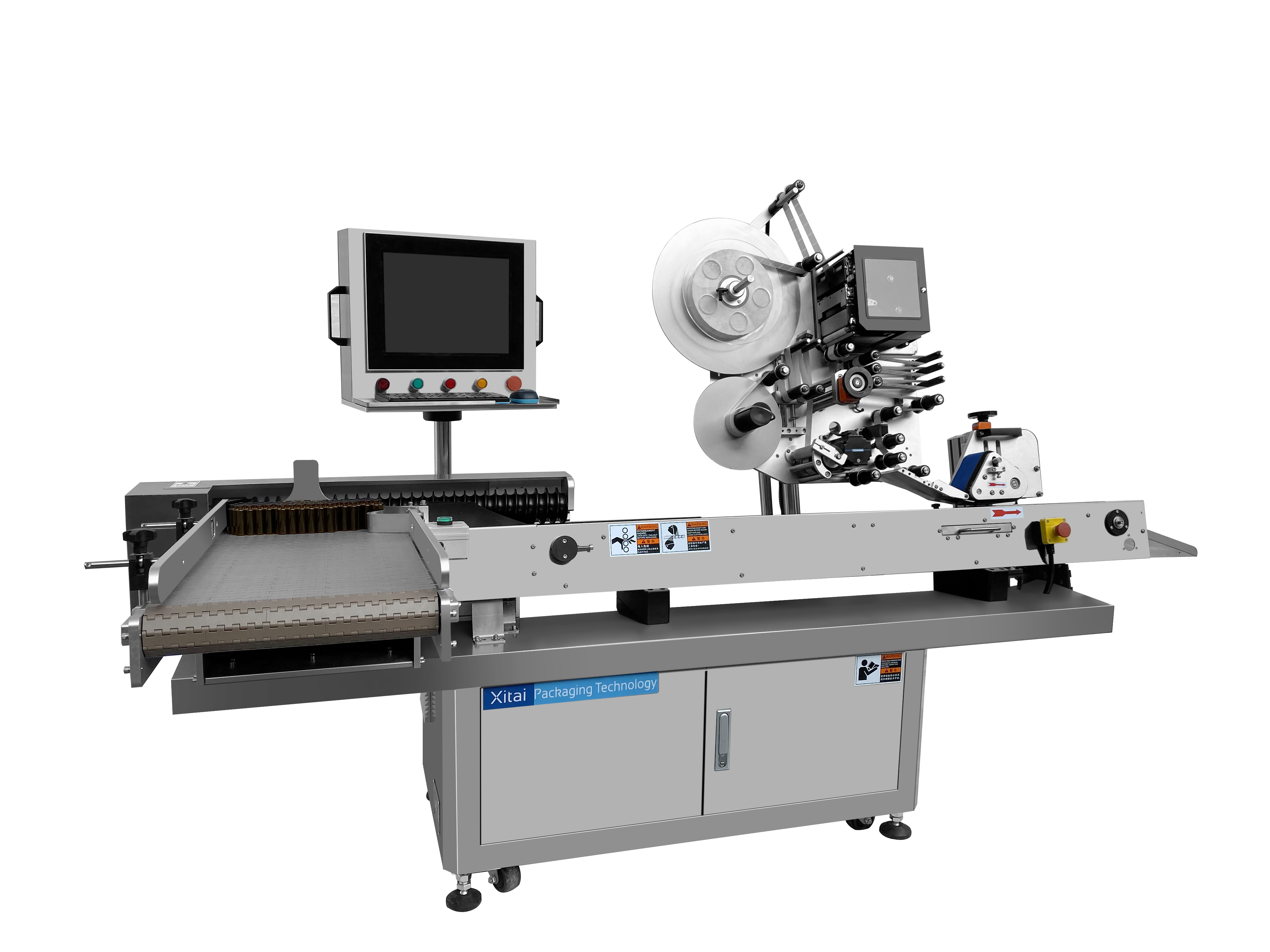 CL8005即时打印卧式贴标机